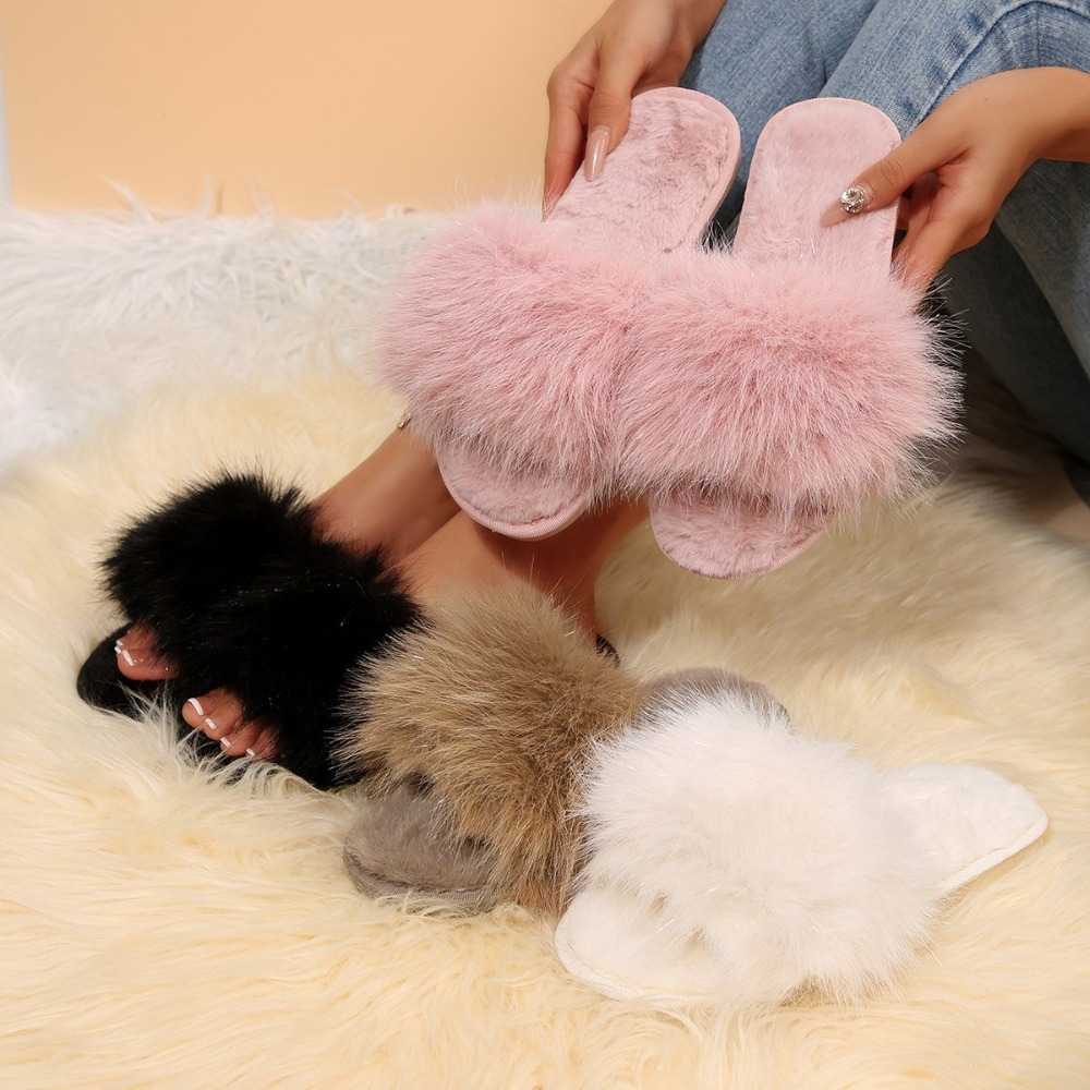Women Shoes For Winter - 2026 New Women's Faux Fur Fluffy