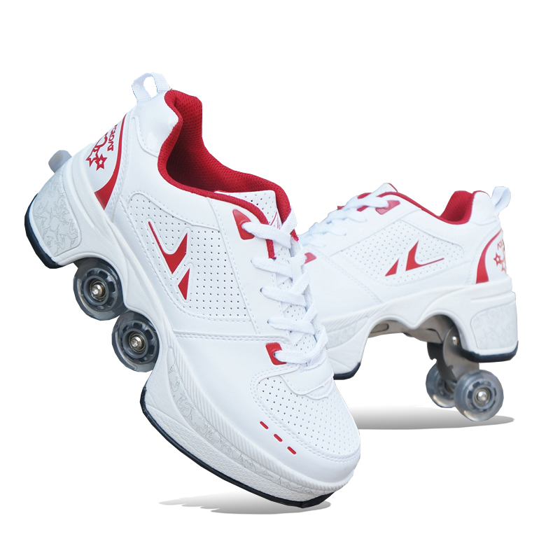 Women'S Shoes Professional - Kids Four-Wheel Roller Skate Shoes Casual