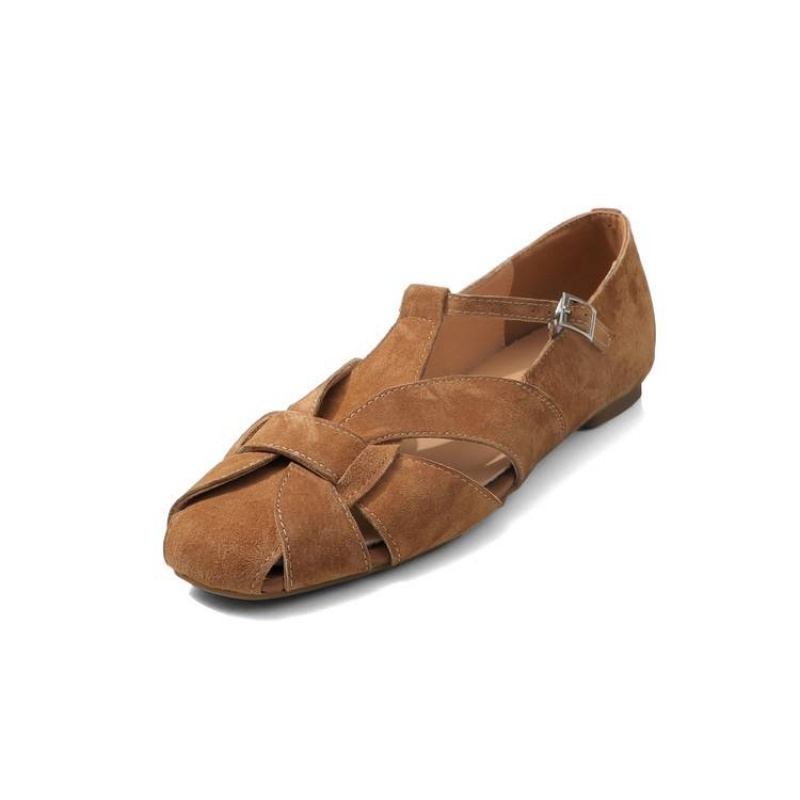 Women'S Shoes In Wide Width - Comfortable Retro Breathable Light Weight Square