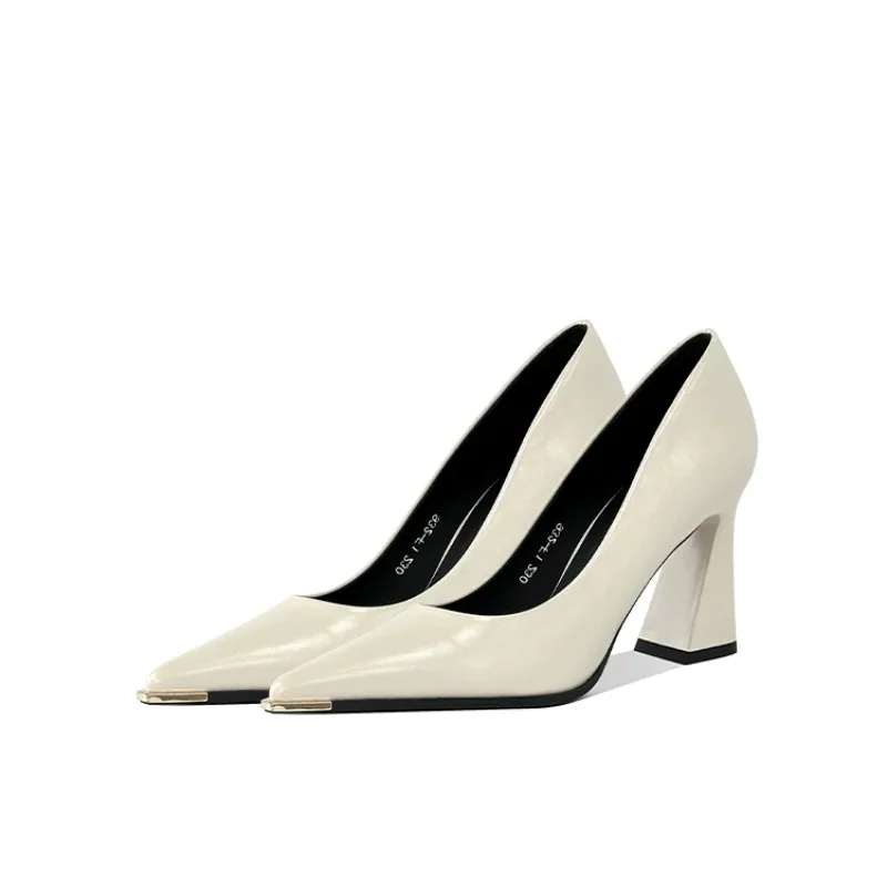Women'S Shoes Professional - Retro Pointed Toe High Heels Women's