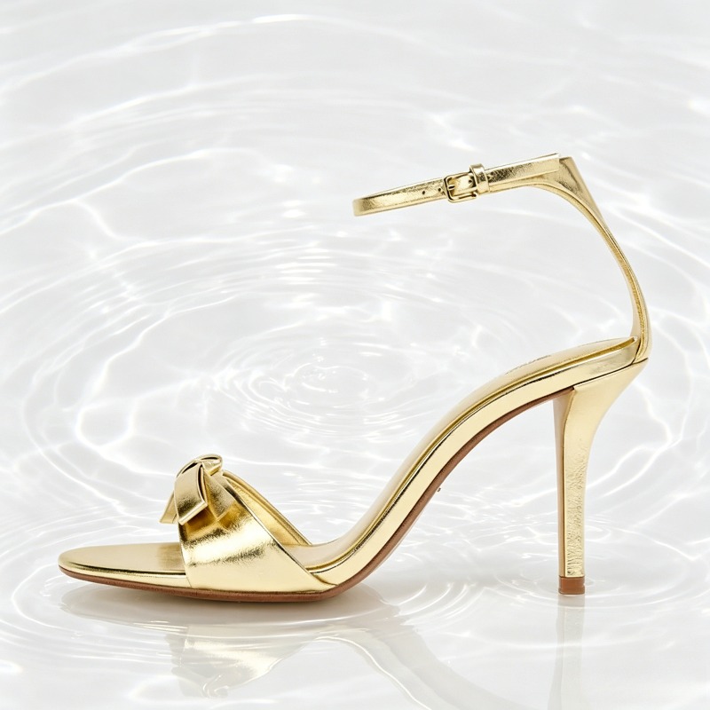 Elegant Golden Bow Brand High  - Women Shoes Branded recension och pris