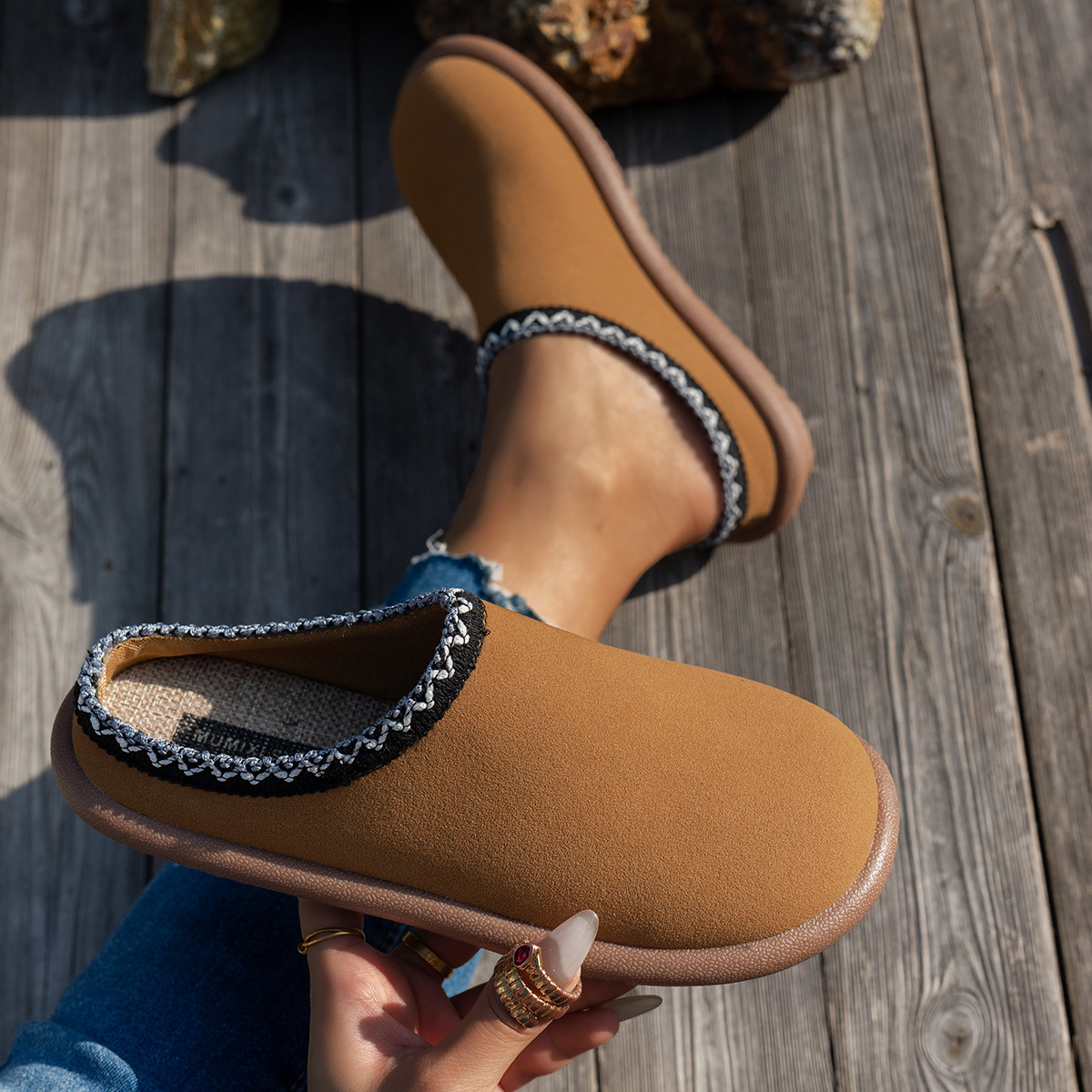 Women's 2025 Embroidered Slipp - Women'S Shoes In Wide Width recension och pris
