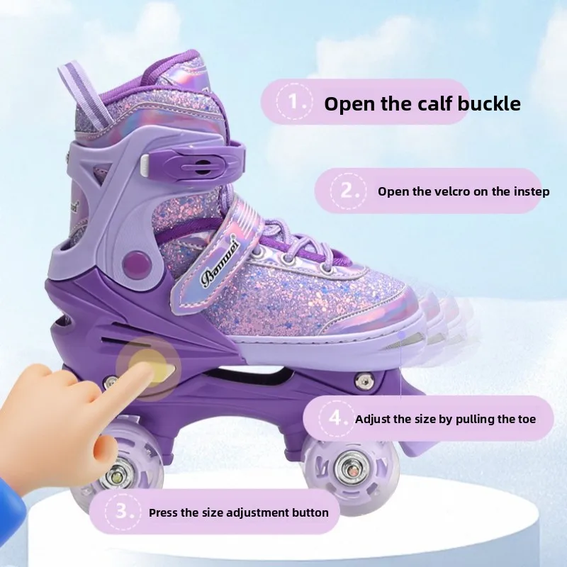Double Row Roller Skate Shoes  - Women'S Shoes Professional recension och pris