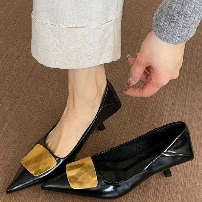 2025 French Pointed Toe Heels  - Court Heel Pointed recension och pris