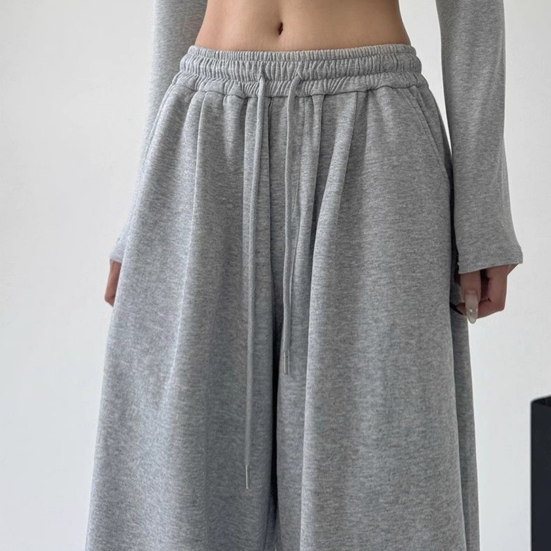 Women's Drawstring Wide Leg Sw - Women Shoes Joggers recension och pris