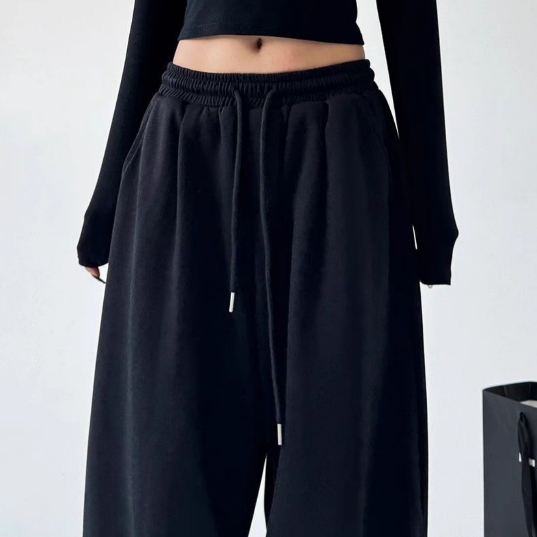 Women's Drawstring Wide Leg Sw - Women Shoes Joggers recension och pris