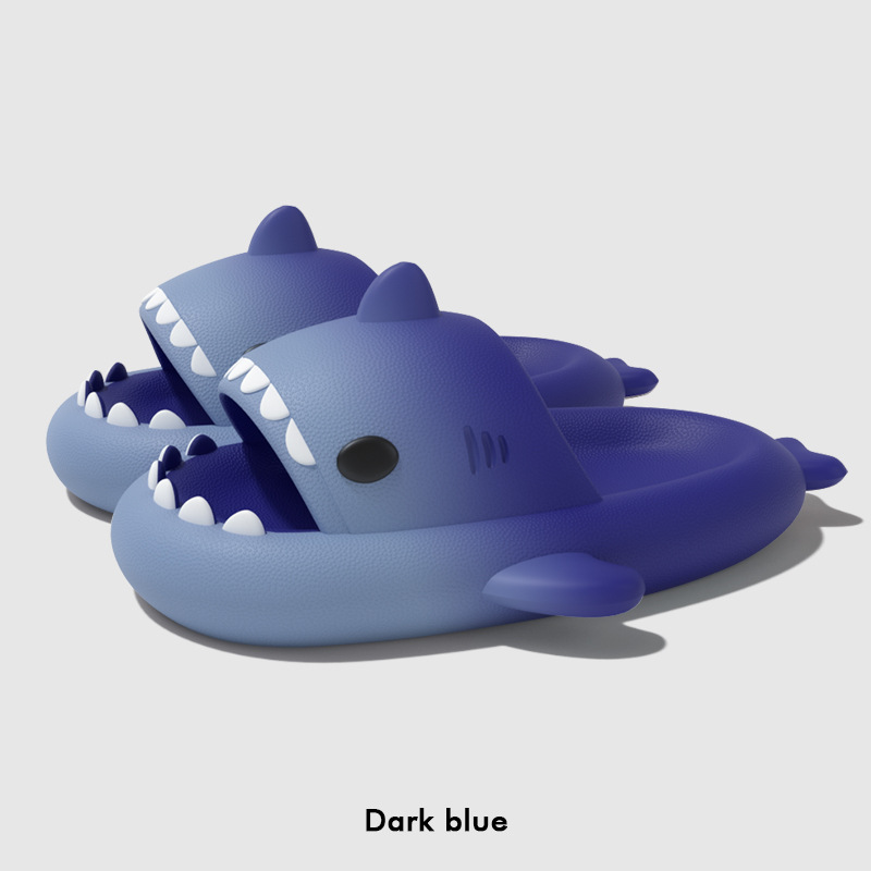 Cute Cartoon Shark Slippers Fo - Women'S Shoes To Men'S Size recension och pris
