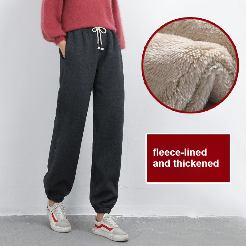 Women High Waist Fleece Lined  - Women Shoes Joggers recension och pris