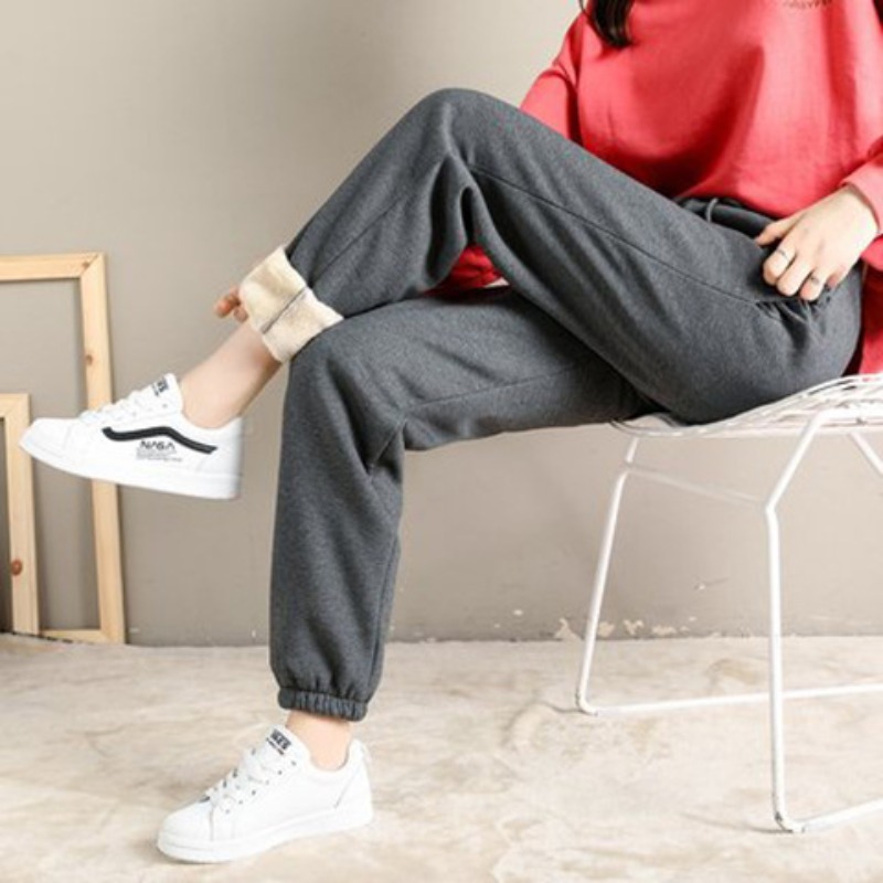 Women High Waist Fleece Lined  - Women Shoes Joggers recension och pris