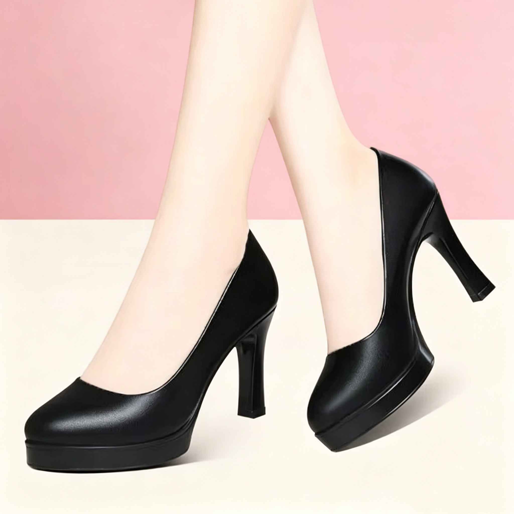 6.5cm 8.5cm All Match Office L - Court Heel Pointed recension och pris