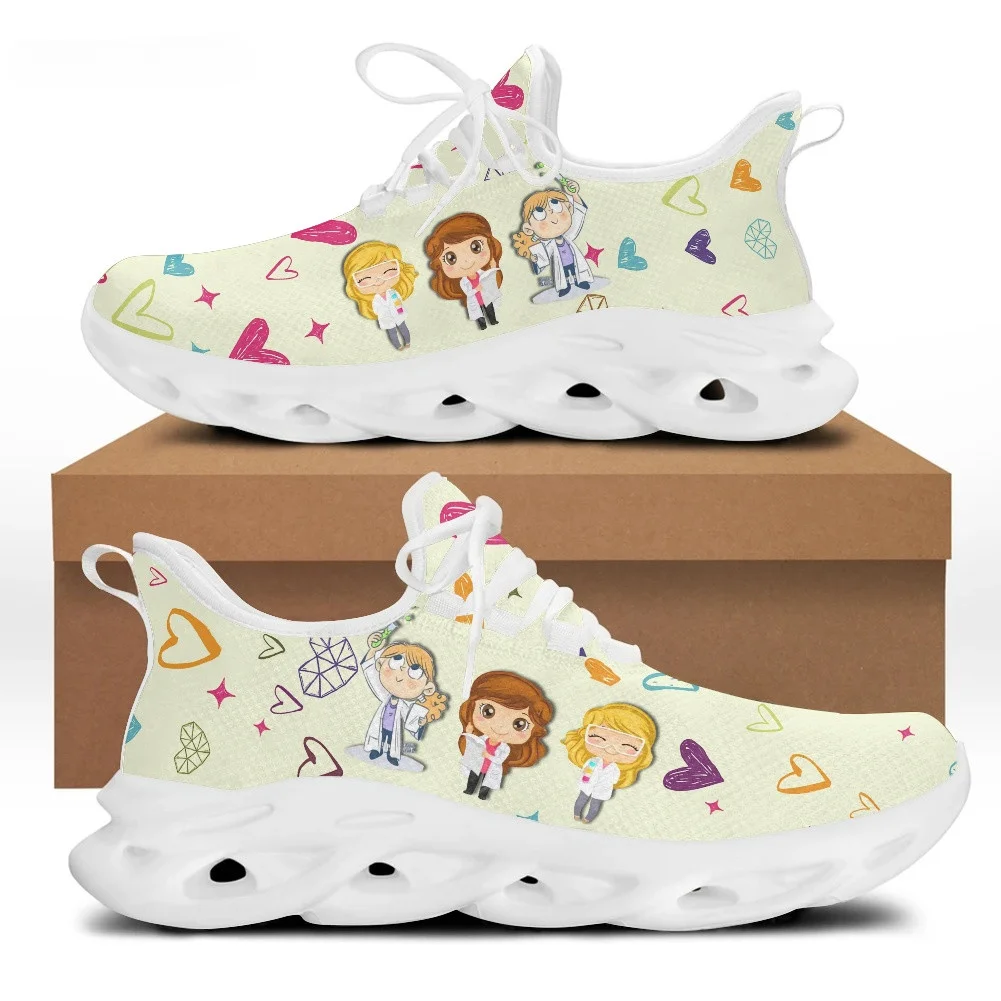 Cute Cartoon Doctor Nurse Shoe - Women Shoes Sneakers recension och pris