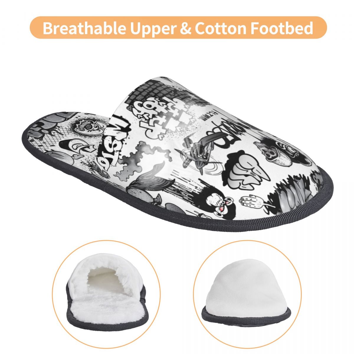 Street Art Graffiti Wall Guest - Women Shoes For Winter recension och pris