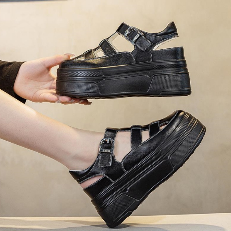 8.5cm Hollow Full Cow Genuine  - Women Shoes Sneakers recension och pris
