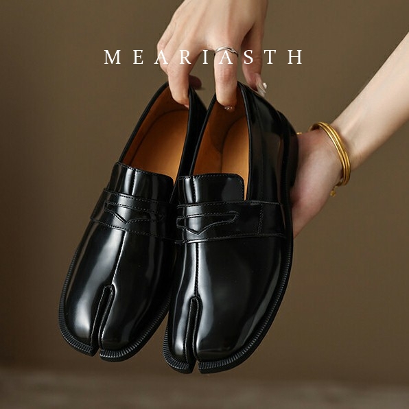 black Tabi Shoes Split Toe Pat - Women'S Shoes In Wide Width recension och pris