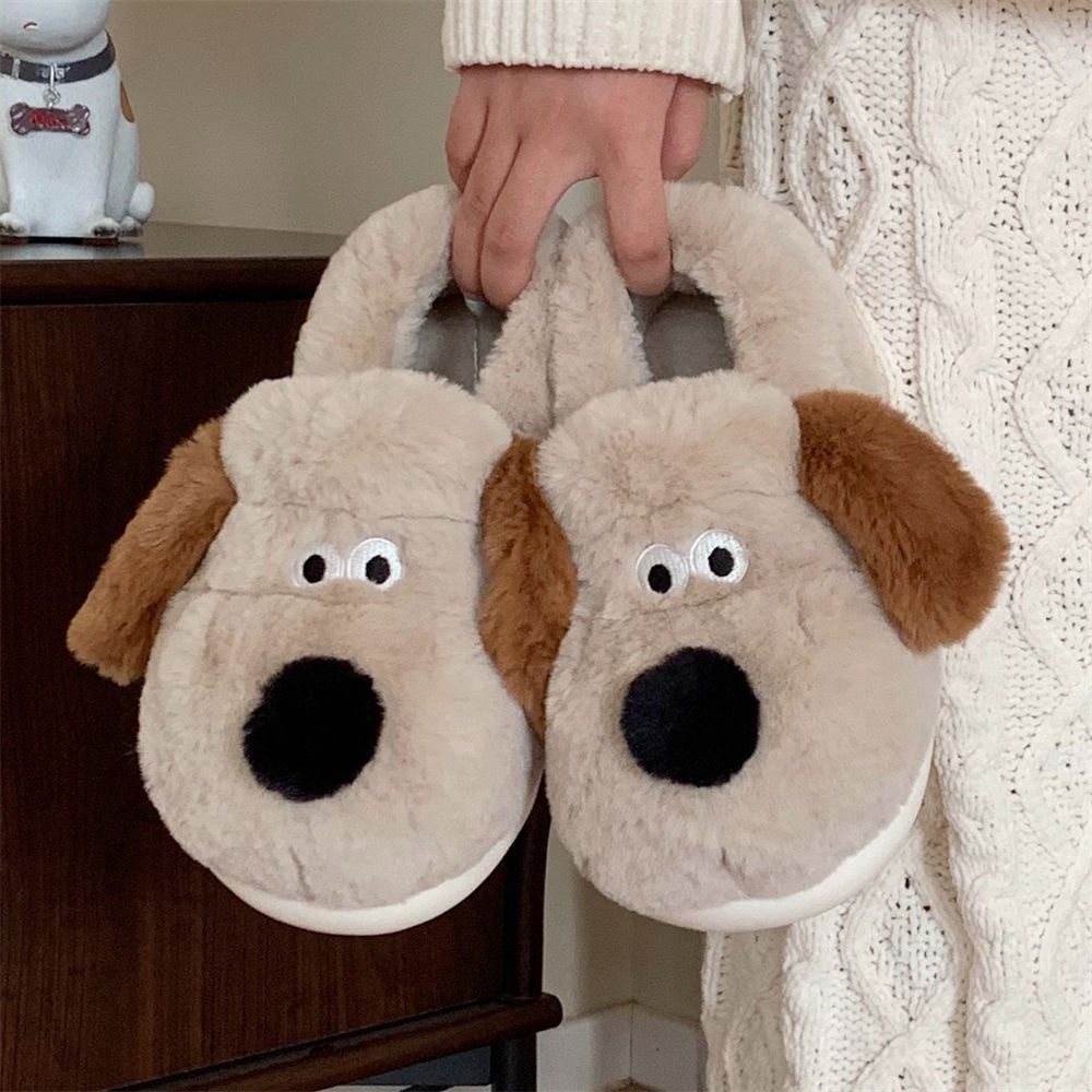 Size36-45 Hug Dog Slippers Gir - Women Shoes For Winter recension och pris