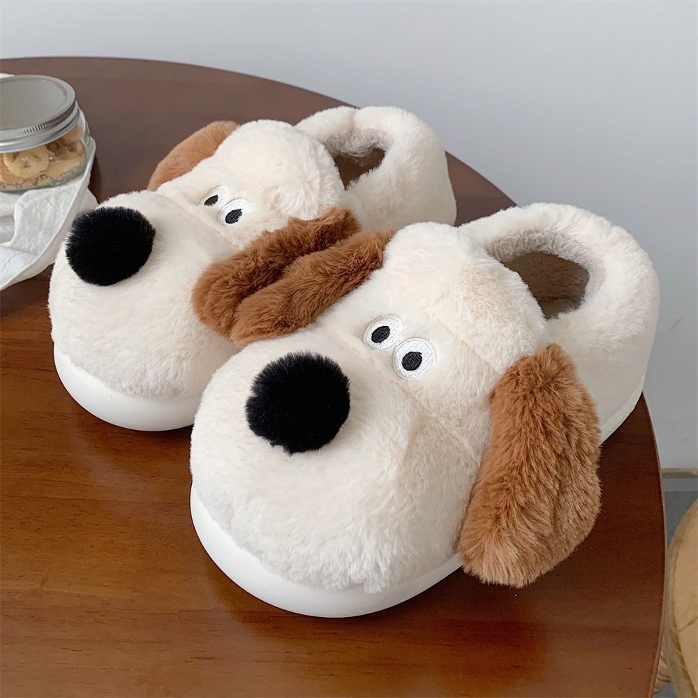 Size36-45 Hug Dog Slippers Gir - Women Shoes For Winter recension och pris