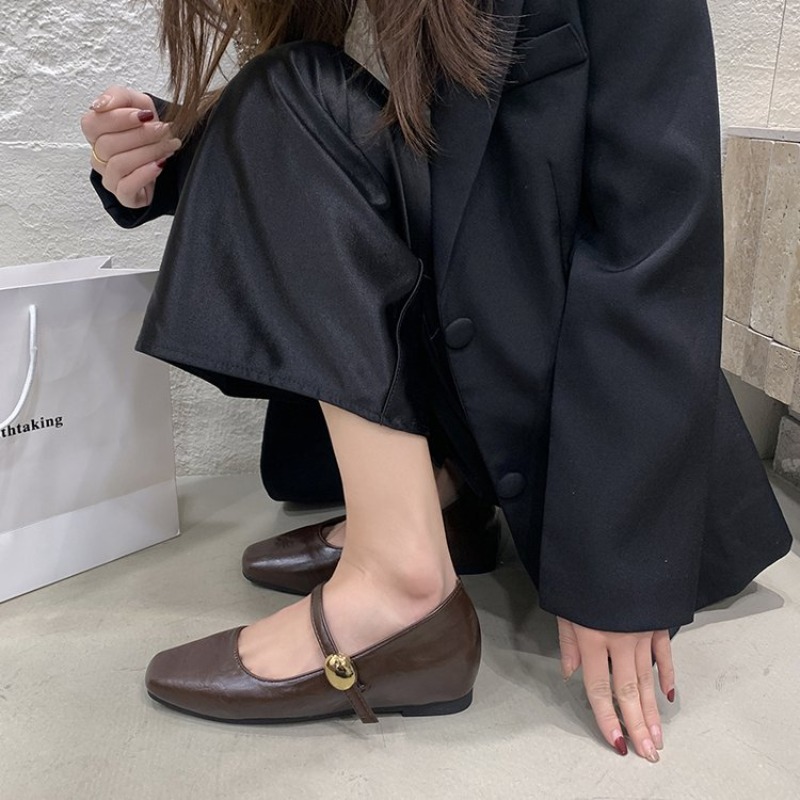 Ultra-Soft Leather Black Flats - Shoes For Women Flats recension och pris