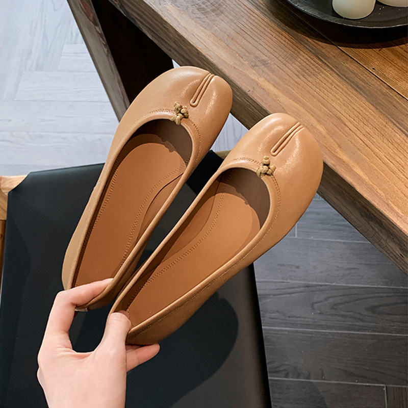 Women's Vintage Split Toe Mary - Shoes For Women Flats recension och pris