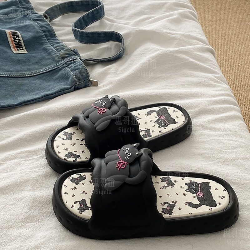 Printting Cute Bear Women Slip - Women'S Shoes To Men'S Size recension och pris