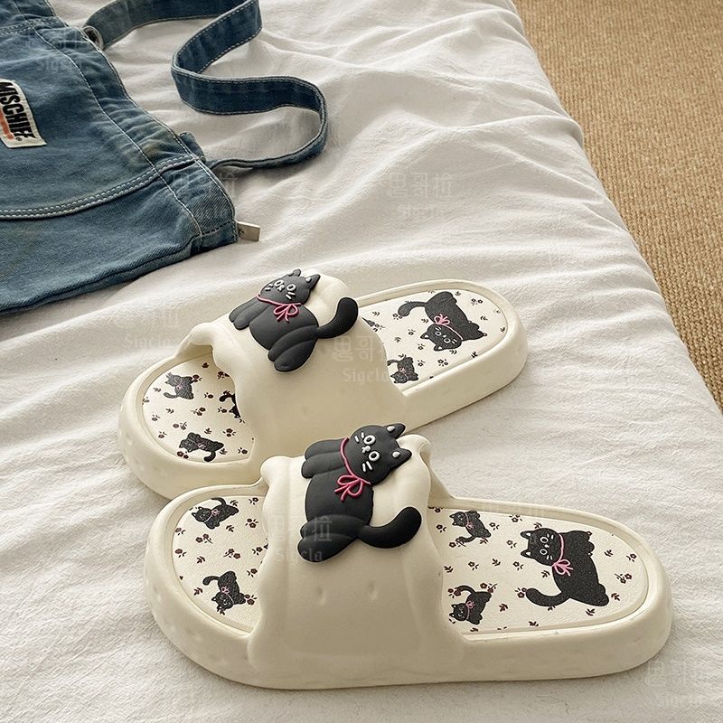 Printting Cute Bear Women Slip - Women'S Shoes To Men'S Size recension och pris