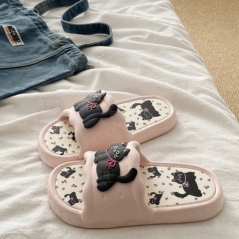 Printting Cute Bear Women Slip - Women'S Shoes To Men'S Size recension och pris