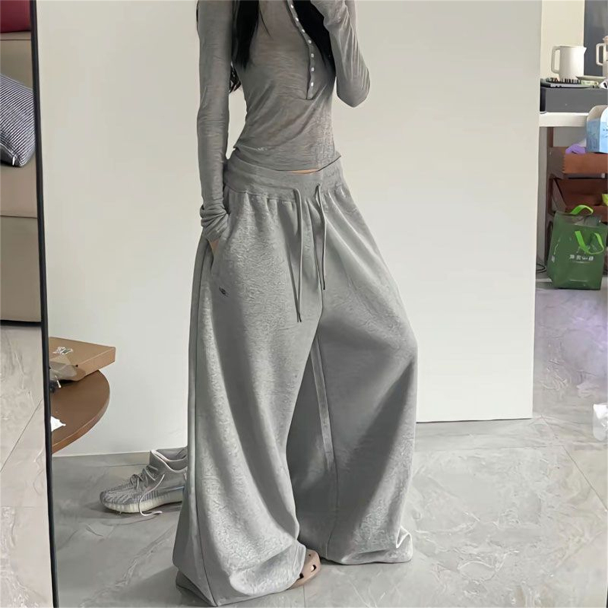 Oversize Woman Black Sweatpant - Women Shoes Joggers recension och pris