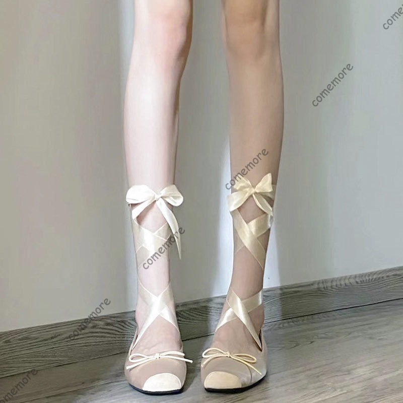 Women's Satin Ribbon Tie Balle - Shoes For Women Flats recension och pris