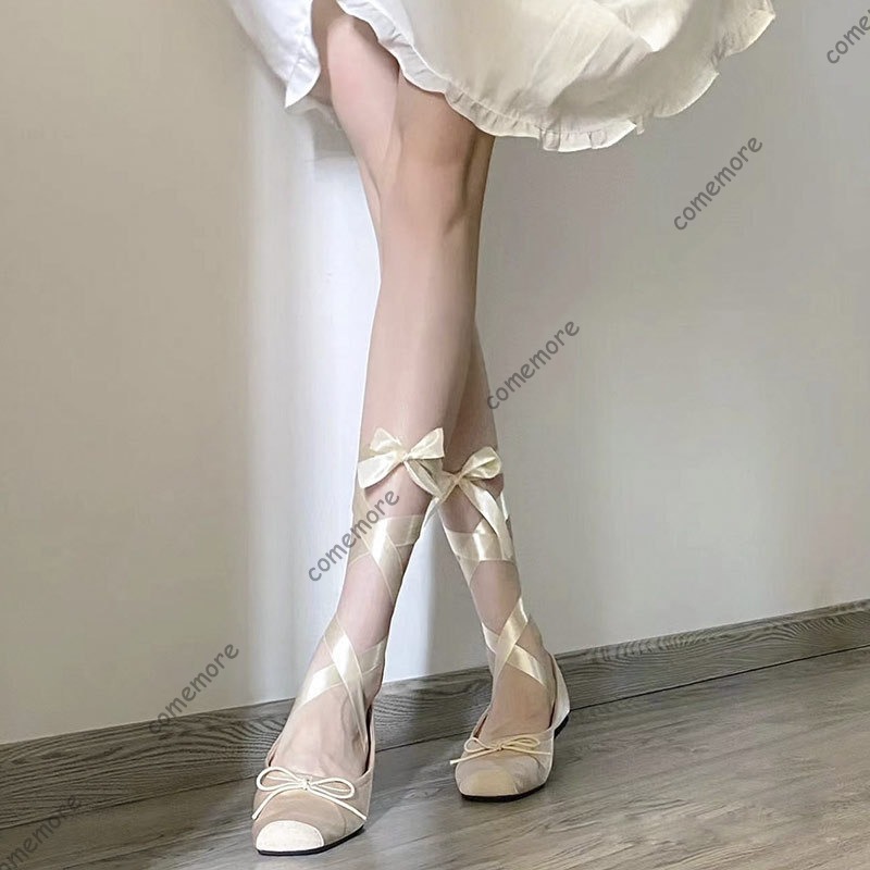 Women's Satin Ribbon Tie Balle - Shoes For Women Flats recension och pris