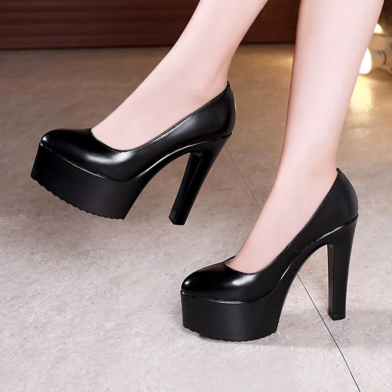 Plus Size 32 43 Platform Catwa - Court Heel Pointed recension och pris