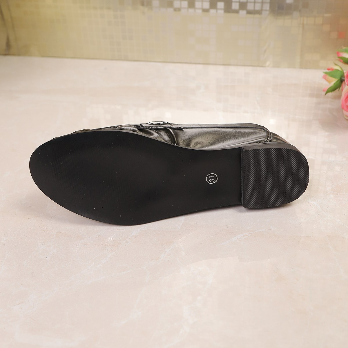 2026 Summer British Style Blac - Shoes For Women Flats recension och pris