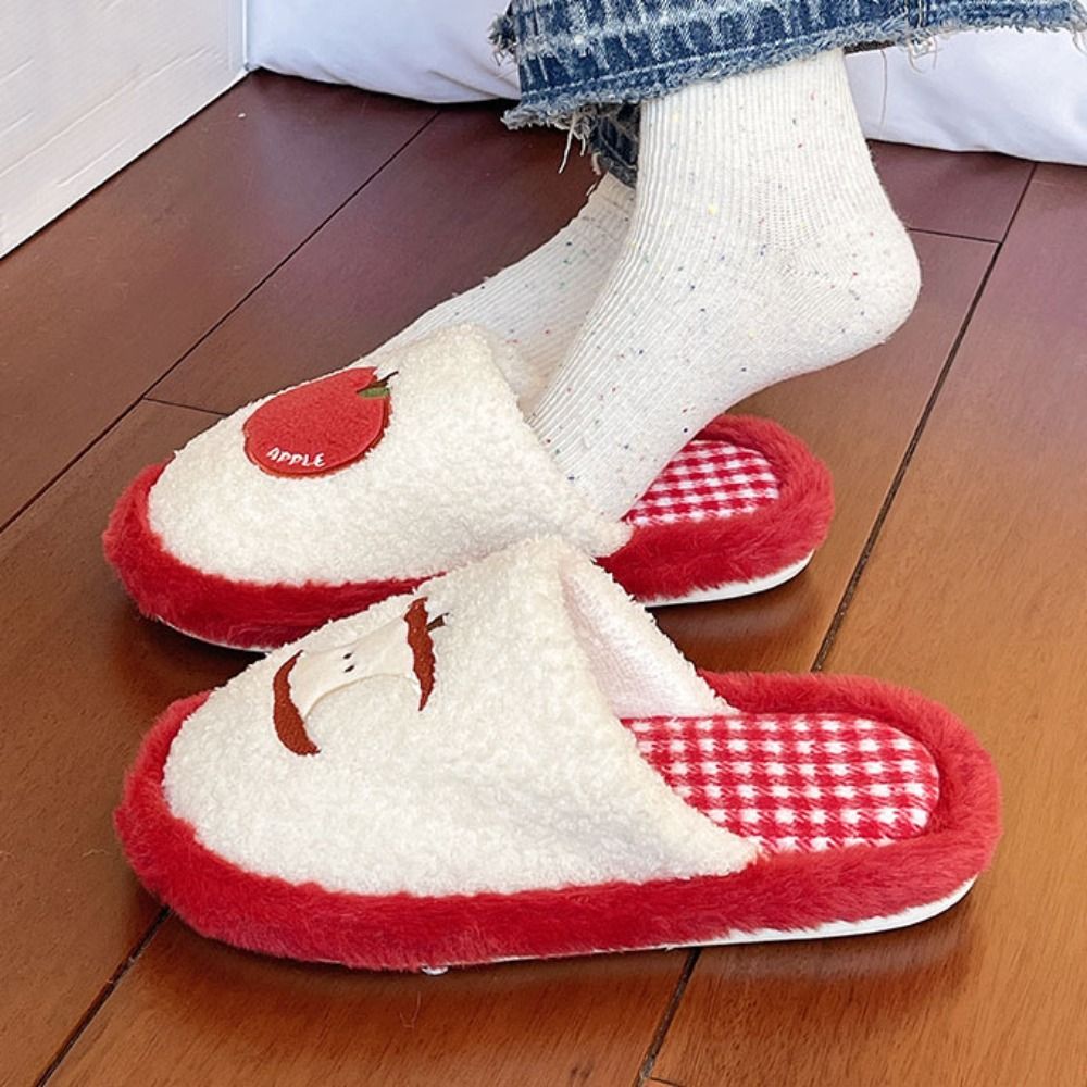 Fashion Grid Stripe Cute Slipp - Women Shoes For Winter recension och pris