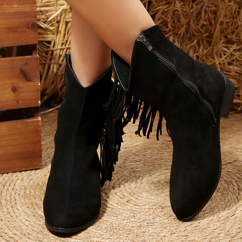 Women's Retro Fringe Suede Wom - Women'S Shoes In Wide Width recension och pris